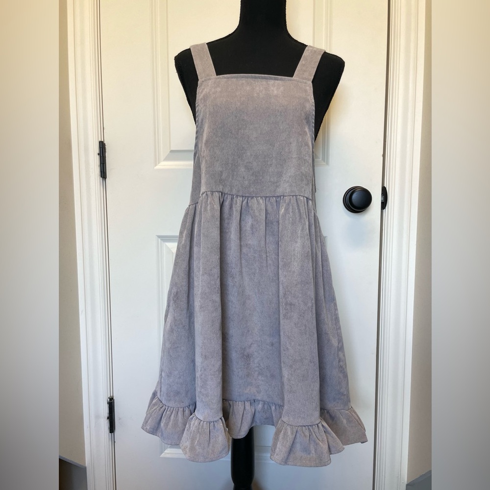 Listicle Corduroy Overall Dress Size Small